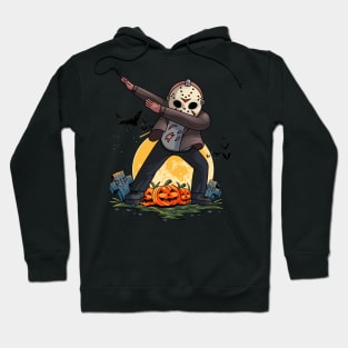 Dabbing Serial Killer Mask Halloween Hoodie